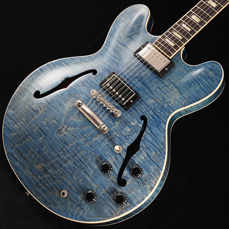 Gibson ES-335 Dot Figured (Indigo Blue)の画像